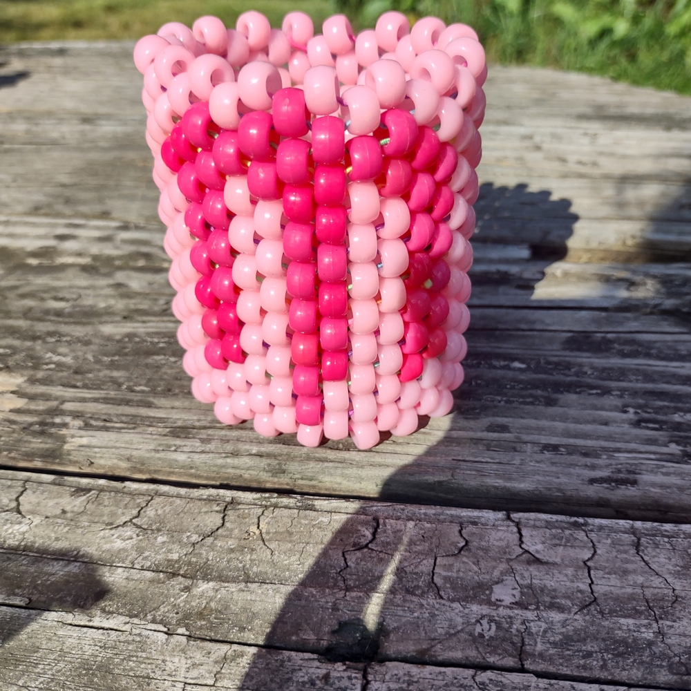 Pink Beaded Bracelet